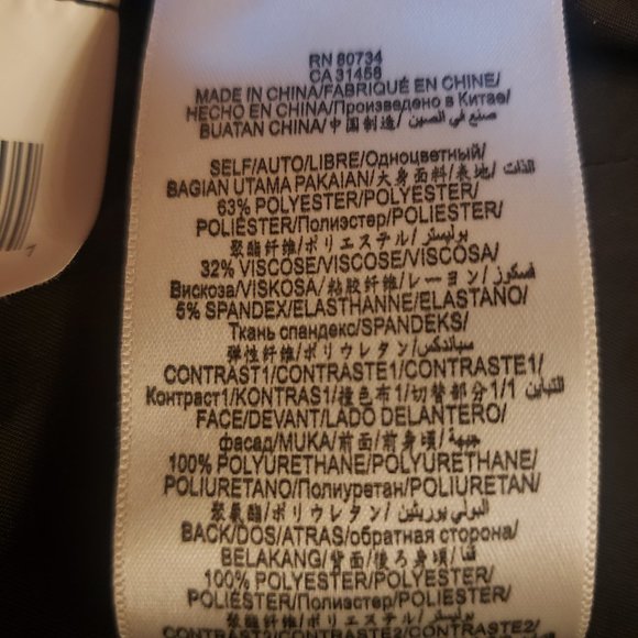 NWT BCBGMAXAZRIA Abree Black Long Sleeve Jacket - Picture 12 of 12